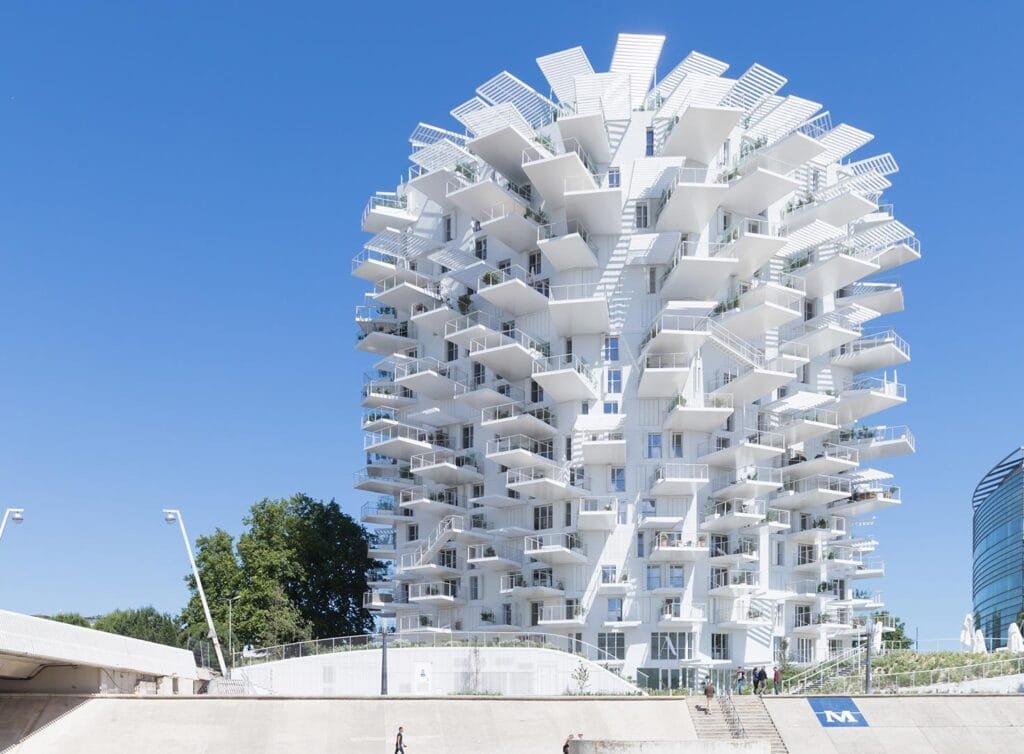 Immeuble l'arbre blanc à Montpellier pour une relocation et une mobilité professionnelle